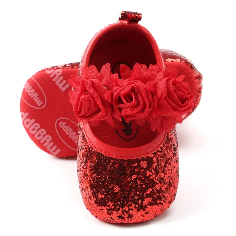 Moccains/детская обувь; мягкая обувь из искусственной кожи для малышей; обувь для девочек; вечерние туфли mary jane; обувь для малышей - Цвет: YTM1641R