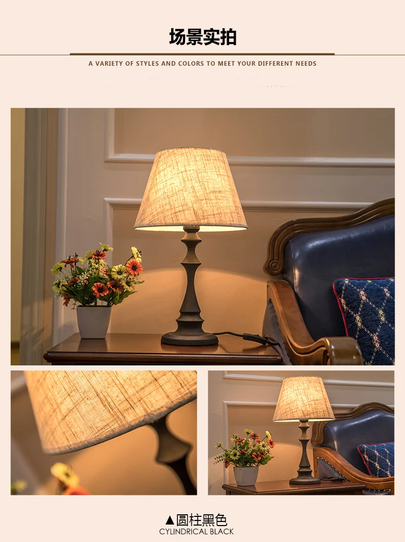 Светодиодный светильник в скандинавском стиле, современный светильник для дома, минималистичный светильник для гостиной, спальни, Настольный светильник с тканевым абажуром