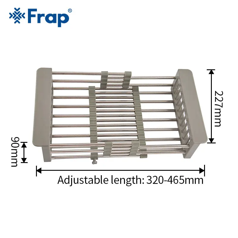 Billige Frap Rack Ablauf Korb Edelstahl Teleskop Waschbecken Gericht Tropfflächen Für Küche Ablauf Regal Installation Y36030 Y36030 1