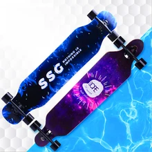 Professional Maple Complete Skateboard Four-wheels Street plate Unisex Dance board Downhill board skateboard 8 layer canadian maple skate board brush street deck four wheels longborad cruiser long board bearing abec 11 durable