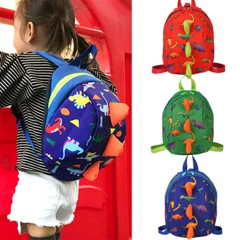

2019 Newest Hot Cartoon Dinosaur Toddler Kid Baby Backpack Kindergarten School Bags Nursery Rucksack Walking Safety Harness Bags