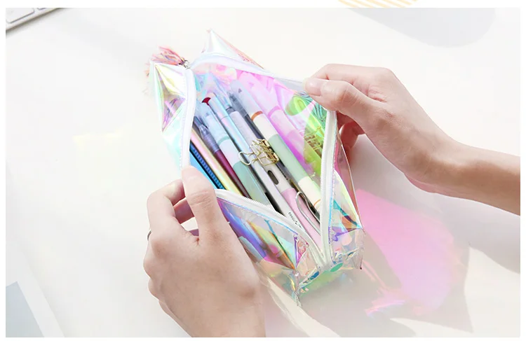 Kawaii Transparent Pencil Case