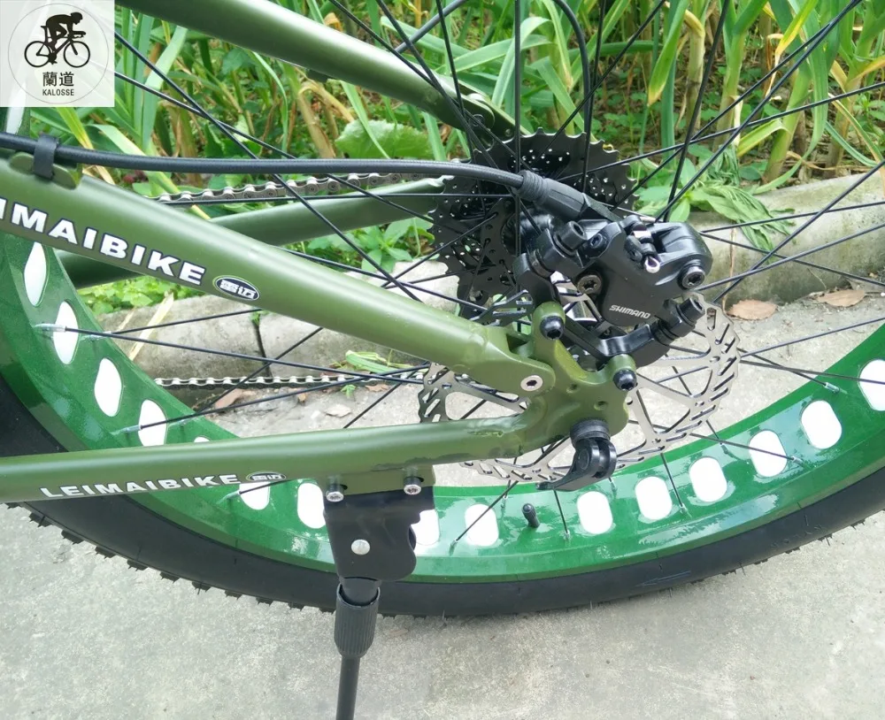 Cheap Kalosse Folding aluminum  frame   Snow/beach   folding bicycle  26*4.0 inch   21/24/27/30 speed  26*17inch  mountain bicycle 6