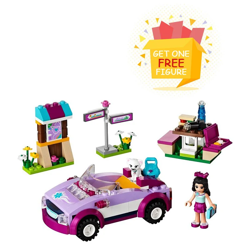 Бела pogo Совместимость legoe друзья 160 шт. 10154 Эммы спортивный автомобиль Обувь для