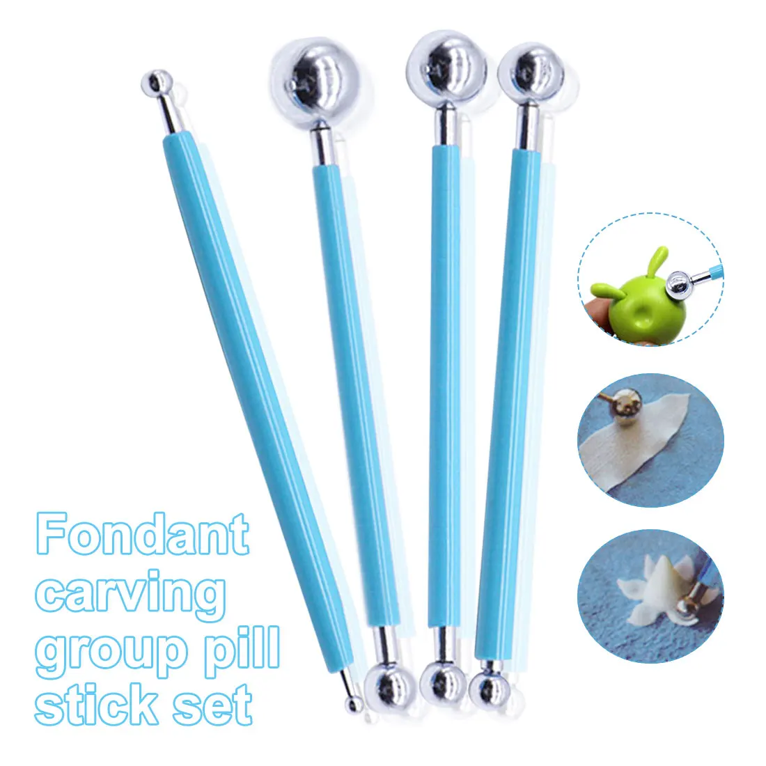 

Professional DIY Stainless Steel Polymer Clay Tools Slime Tool Sculpture Tools Pottery toolsClay tools