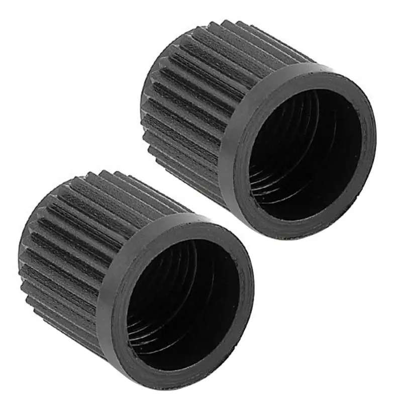 100pcs/lot Plastic Car Bike Motorcycle Truck Wheel Tire Valve Stem Cap Dust Cover Black Air Nozzle Caps
