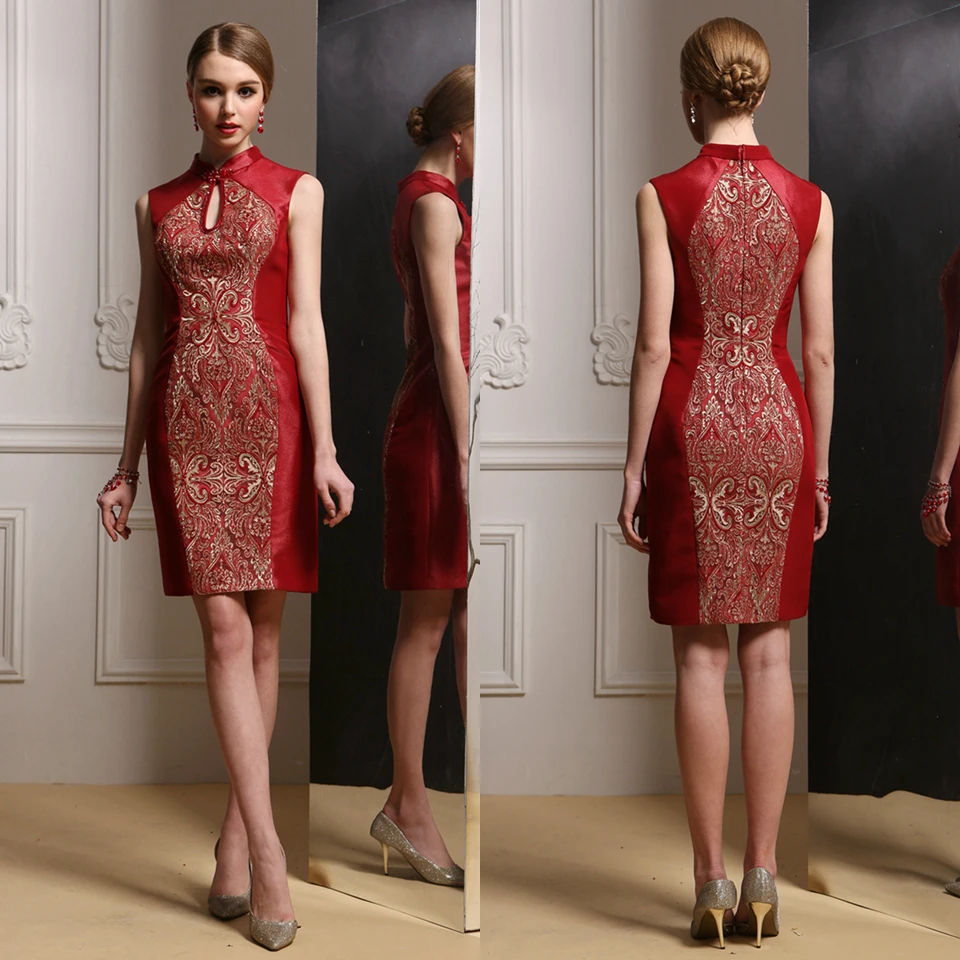 cheongsam cocktail dress