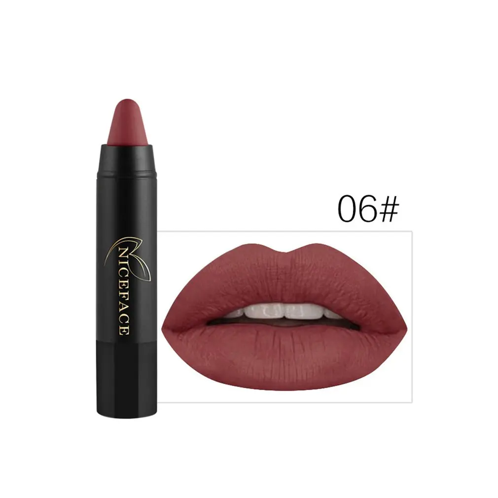24 цвета матовая губная помада ручка для губ стойкая водостойкая увлажняющая