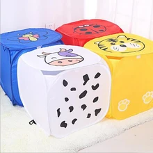 New Covered Cute Animal Debris Storage Box Large Laundry Basket Laundry Baby Toy Storage Basket Storage Basket#S551