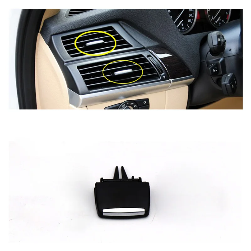 

ABS+PC Car Front Vent Outlet Clip Repair A/C Air Condition Vent Outlet Tab Clip Coverfor BMW X5 E70 2006-2013 X6 E71
