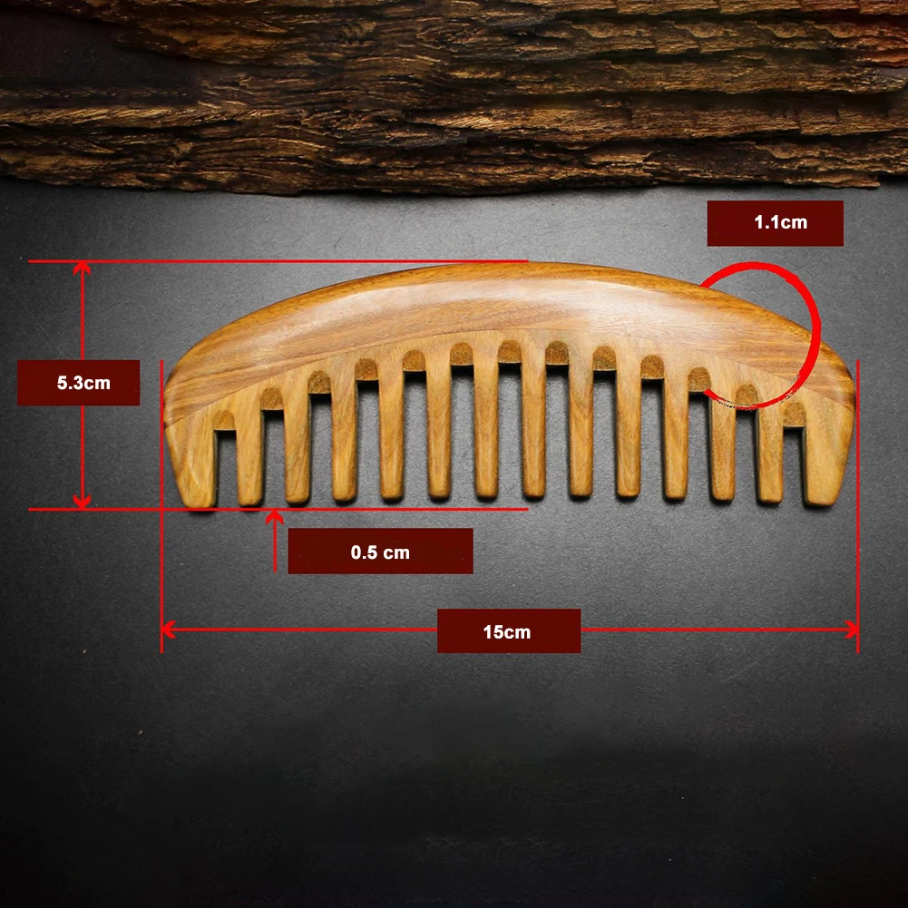 Щетка для волос Удобная антиволосяная свободная деревянная расческа нестатические волосы здоровье широкий зуб Салон Спа Массажер