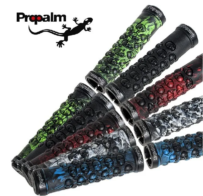 PROPALM Skull Design TPR Rubber Double Side Lock on MTB Fixed Gear Bike