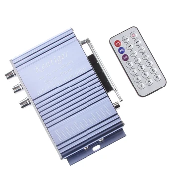 

Kentiger HY-502 Mini Hi-Fi Stereo Audio AMP Amplifier Support FM/MP3/SD/USB/DVD For IPod Car Motorcycle Home