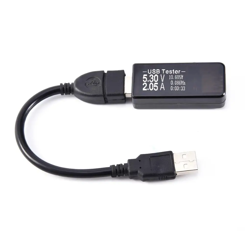 

USB Cable Tester Voltmeter Amperimetro Current Voltage Meter Amp Volt Detector Power Bank Charger Indicator LCD Digital Display