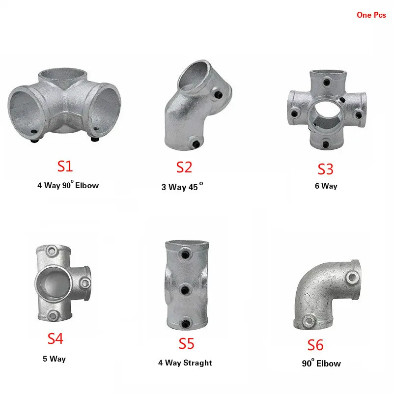 Galvanized Cast Iron Slipon Fittings Handrail Fittings Welded Pipe