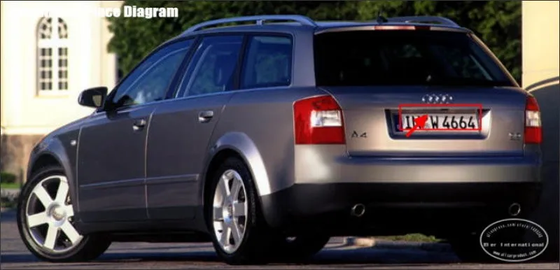 Audi-A4-B5-8D-1994~2001-back-license-plate-lamp