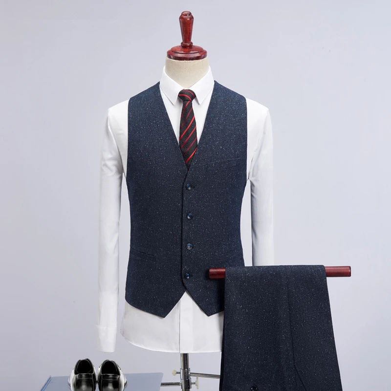Plyesxale 2018 мужские свадебные костюмы Slim Fit 3 предмета мужская одежда модный бренд