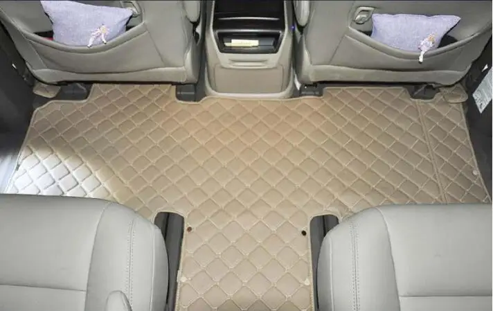 Высокое качество роскошные слякоть коврики и багажник коврики коврик для ног для Toyota Sienna 2011- 7/8 мест