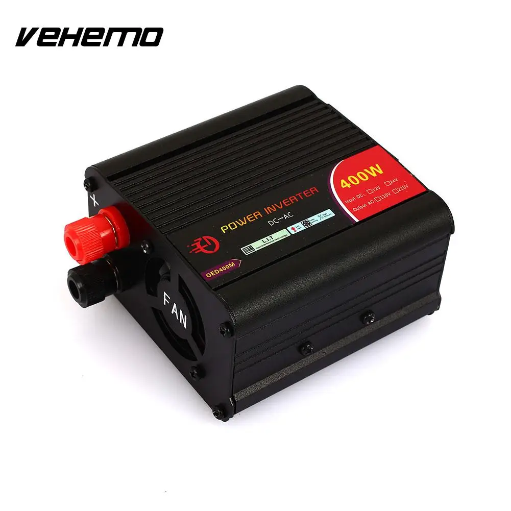 

12V To 220V Actual Convenient Car Converter Automobile Aluminium Alloy Adapter Refrigerator Car Inverter Vehicle Fan