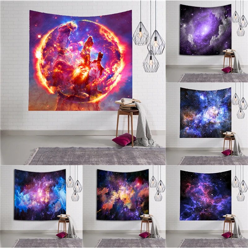 

Galaxy Wall Hanging Tapestry Space Psychedelic Wall Tapestry Art Hippie Wall Cloth Tapestries Wall Carpet Throw Rugs Beach Towel