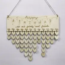 popular wood birthday calendar buy cheap wood birthday calendar lots