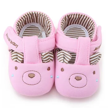 

2017 Newborn Infant Baby Shoes Summer First Walkers Cotton Toddler Crib Shoes Soft Soled Prewalker