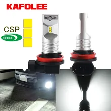 Kagolee автомобильный светильник 2 предмета светодиодный H11 H8 H9 9005 HB3 H10 H16JP 9145 9140 9006 HB4 Противотуманные фары Дневные Фары Лампы 3600lm CSP Y19 12V 24V