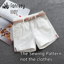 Женские сексуальные джинсовые шорты шаблон для шитья резка рисунок одежды DIY M66