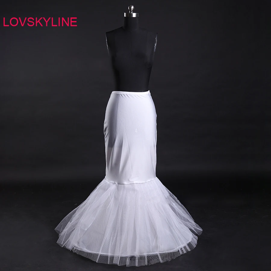 crinoline wedding gown