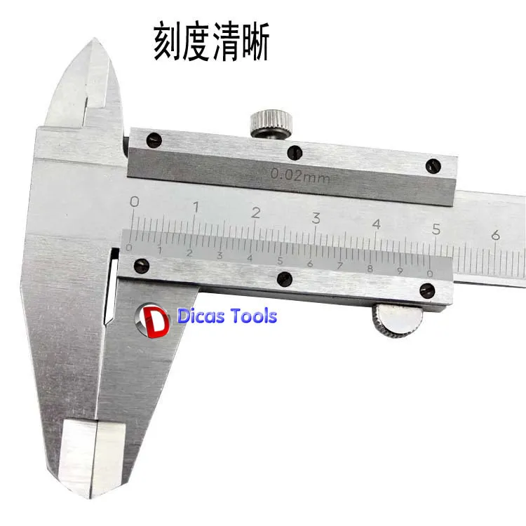 Промышленный сорт 0-150 мм штангенциркуль внутренний диаметр Наружный диаметр Измерение глубины точность 0,02