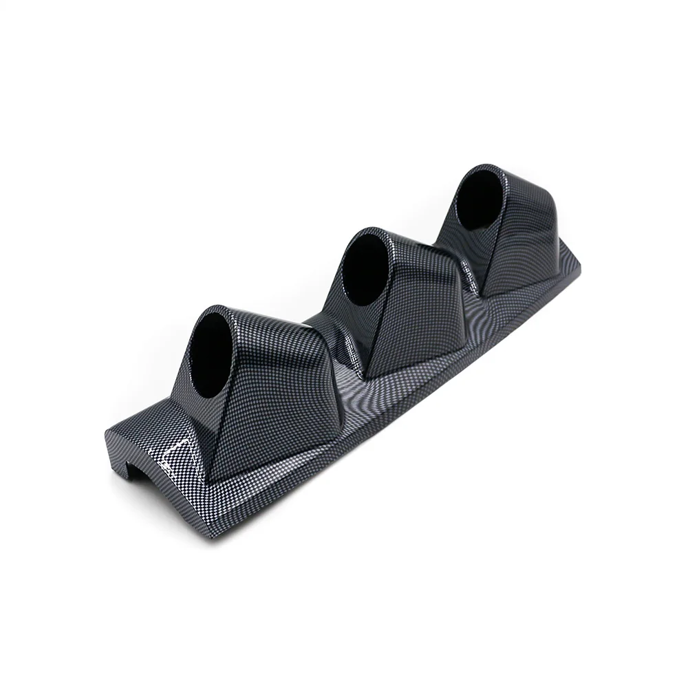 

2INCH 52mm 3 Hole Right Hand Drive Auto Car A Pillar Carbon Fiber Triple Gauge Holder Gauge Pod Auto Car Meter