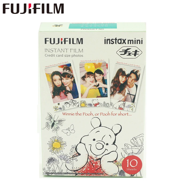 Fujifilm Fuji Instax Mini 8 пленка 10 листов для 8 50s 7s 90 25 поделиться SP-1 камеры моментальной печати Винни Пух