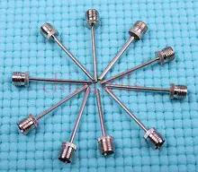10pcs Sports Ball Air Valve volleyball Basketball Football Stainless Inflation Air Inflating Pump Needle Adapter Adaptor