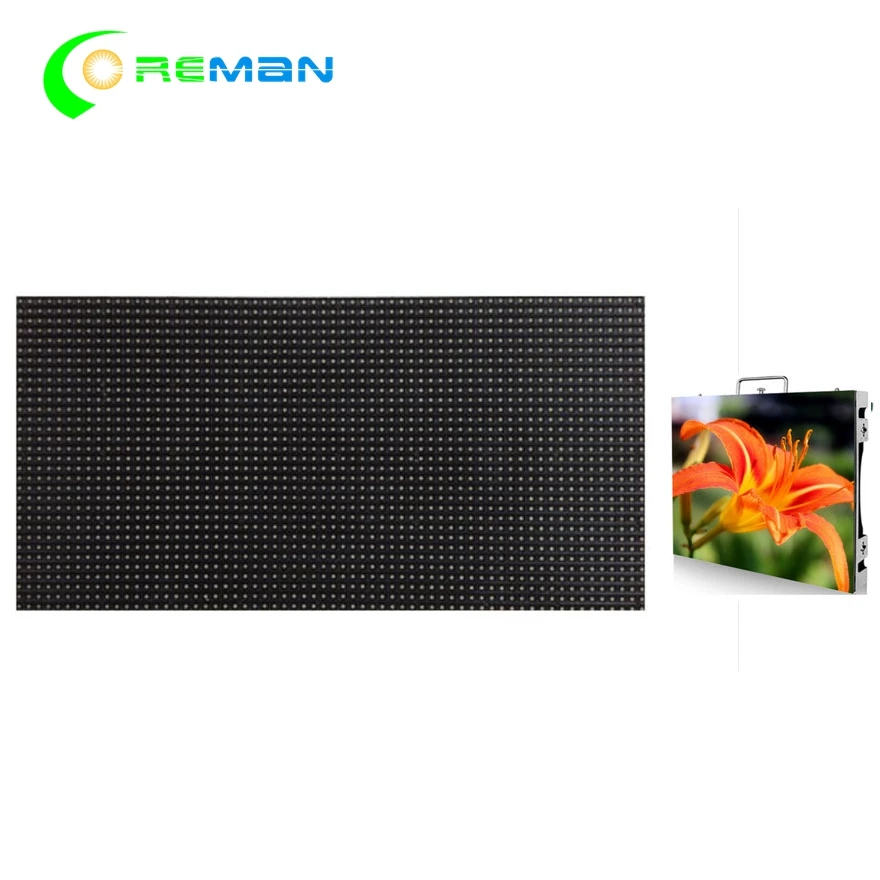 

Indoor Display P6 P5 P4 256*128MM 64*32 Pixel full color led module 3 in1 SMD2121 RGB