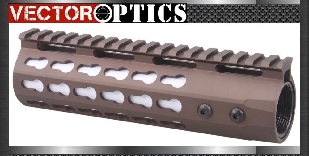 

Vector Optics GEN 3 KeyMod Slim 7 inch Carbine Tactical Free Float Handguard Rail Mount Burnt Bronze Hunting Gun Accessories