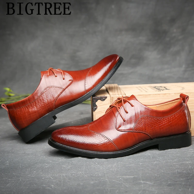 

Business Shoes Men Elegant Wedding Shoes For Men Zapatos De Hombre De Vestir Formal Ayakkabi Genuine Leather Men Oxford Shoes