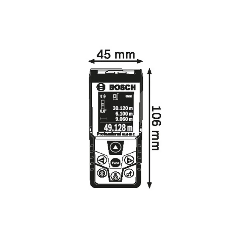 Bosch GLM50C Bluetooth дальномер цветной экран ручной лазерный измерительный инструмент