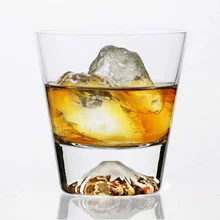 Горячая Распродажа, крепящаяся чашка Fuji, бессвинцовый кристалл, бокал для коктейля, вина, прозрачный Снежный горный бокал для пива es 250 мл/350 мл, стаканы для виски