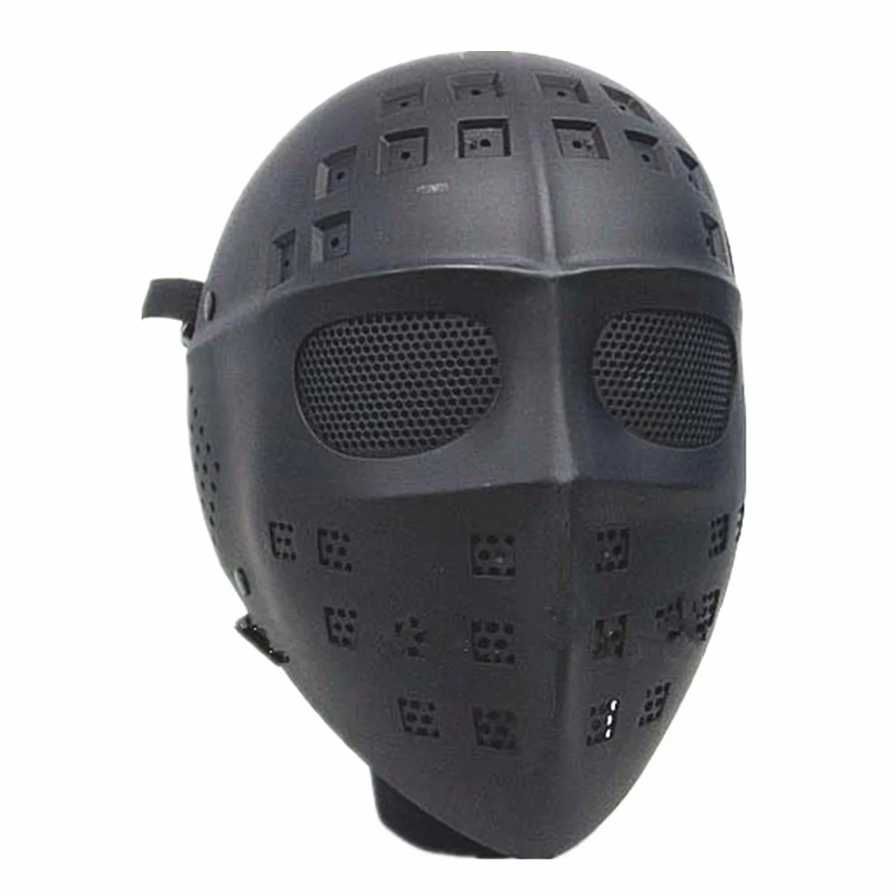 Full Face mask dance mask Hockey Type Airsoft Mesh Goggle Mask ABS