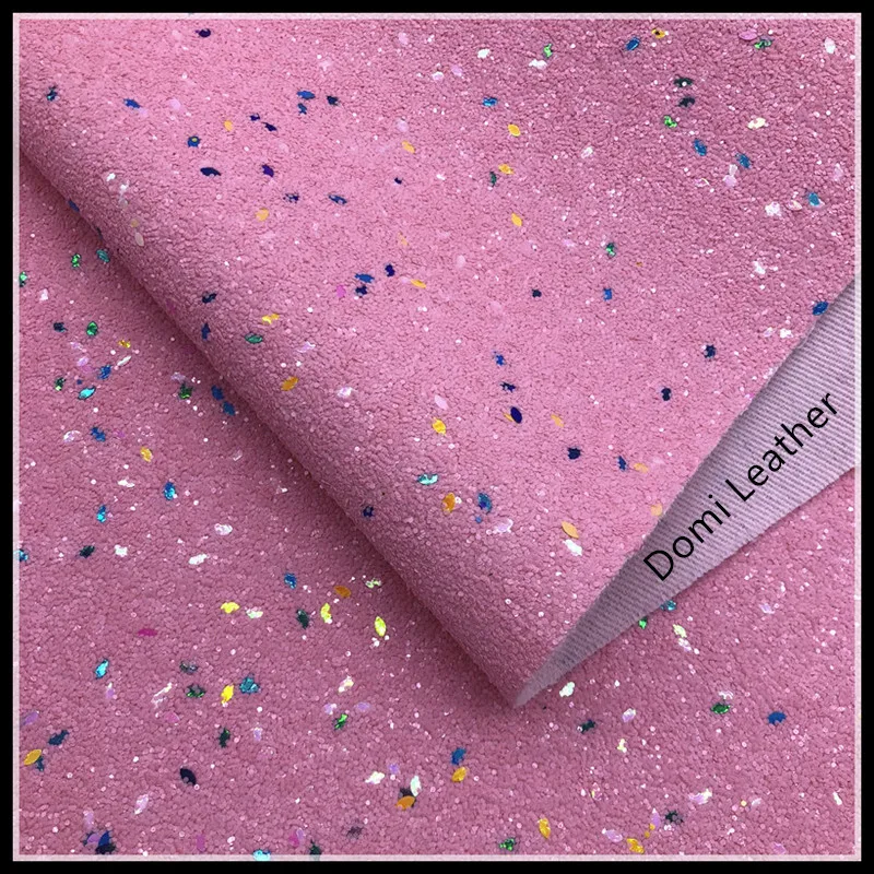 chunky glitter fabric with glitter pieces (5)