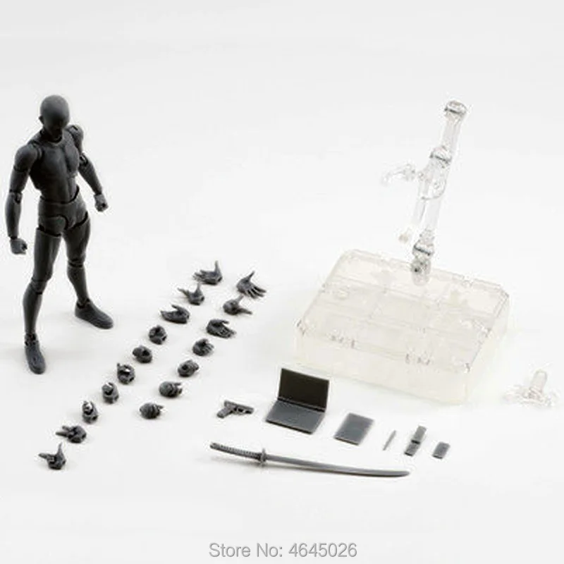 Фигура Figma KUN ПВХ фигурка тела CHAN DX набор Archetype кукла для взрослых Серый Черный Цвет фигурка Коллекционная модель игрушки 15 см