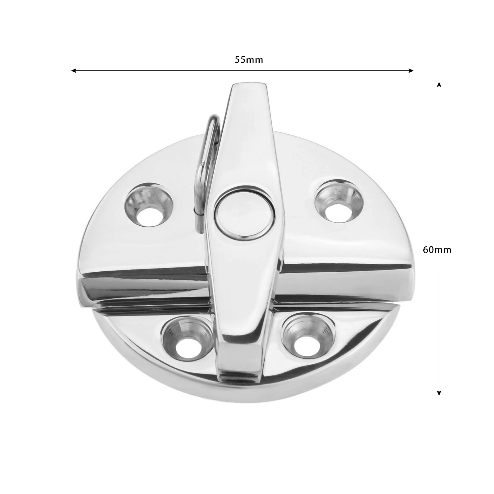 Нержавеющая сталь 55 мм Twist Lock круглый морской лодка Фиксатор двери защелка для каноэ байдарка надувные рыбацкие лодки Аксессуары морской