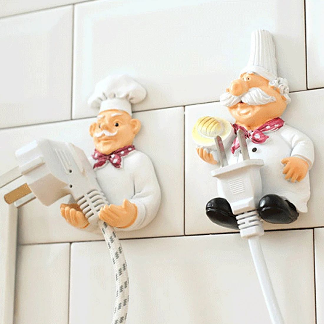 

Lovely Cook Design Storage Shelf Holder Power Plug Holders Rack Socket Wall Mounted Adhesive Hanger Kitchen Accessories
