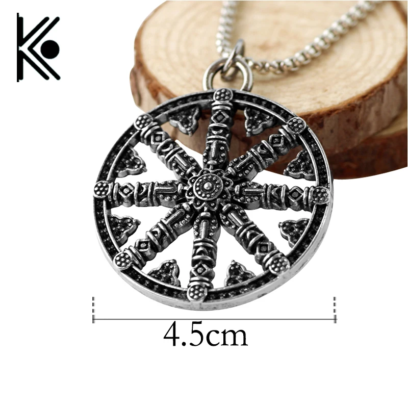 

wholesale 10pcs viking odin's symbol of norse runic pendant necklace Viking Runes Vegvisir Compass Pendant for men