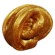 Горячая Распродажа, яркие золотистые детские пушистые шпатлевки, шпатлевка, 60 мл, ароматизированный снятие стресса, Детский пластилин игрушка, Прямая поставка 20