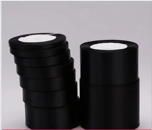 1 шт. черная шелковая атласная лента 25 ярдов|silk satin ribbon|satin ribbonsatin ribbon wholesalers |
