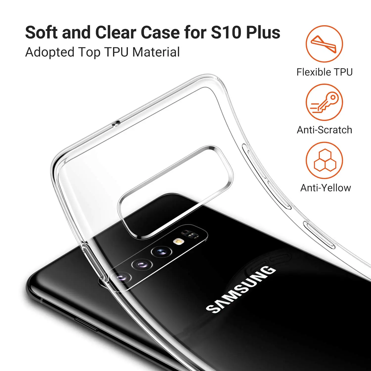 Прозрачный Мягкий Силиконовый ТПУ чехол для телефона samsung Galaxy S11 S10 Plus S10e S10Plus S10 Lite e G970 G975 G973 задняя крышка