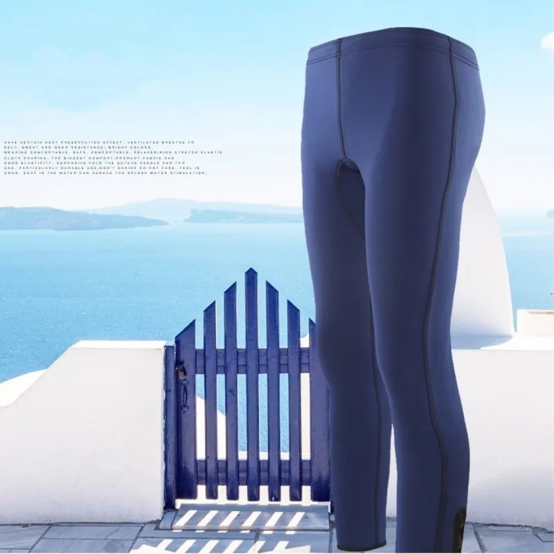 

2mm Adult Wetsuit Pants Women Sun Protection Fitness Running Swim Trousers Men Winter Warm Snorkeling Pants Diving Leggings