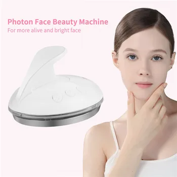 

RF Light Therapy Facial Massager Photon Skin Rejuvenation Heated Facial Tightening Anti Aging Wrinkle Removal Beauty Device 31