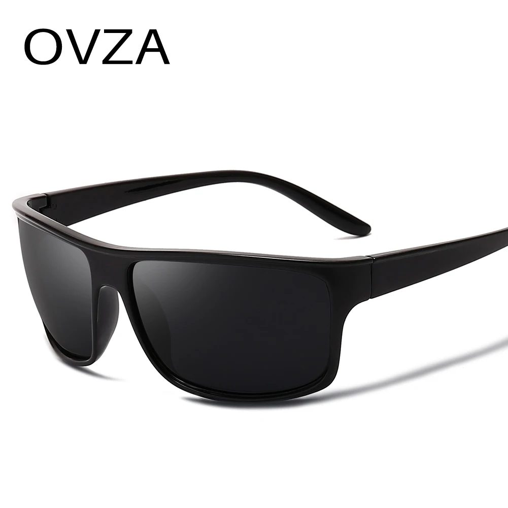 OVZA поляризованные мужские классические солнцезащитные очки прочные очки для вождения мужские отражающие зеркальные солнцезащитные очки поляризационные очки S6070